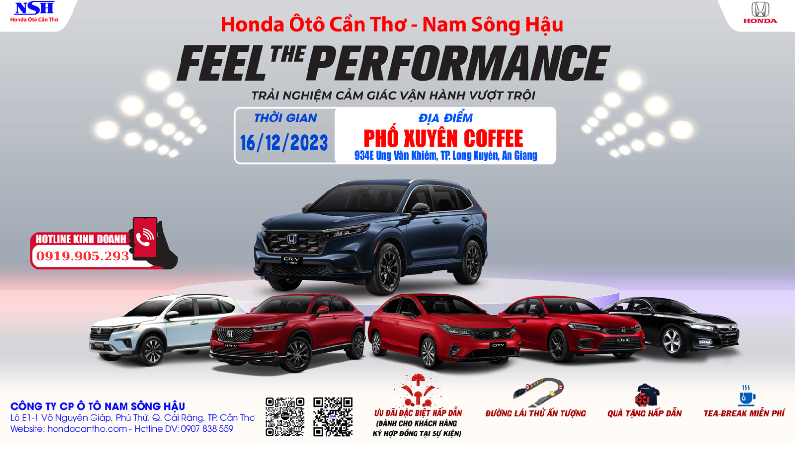 Feel The Performance: Trải nghiệm cảm giác vận hành vượt trội tại TP. Long Xuyên, An Giang [16/12]